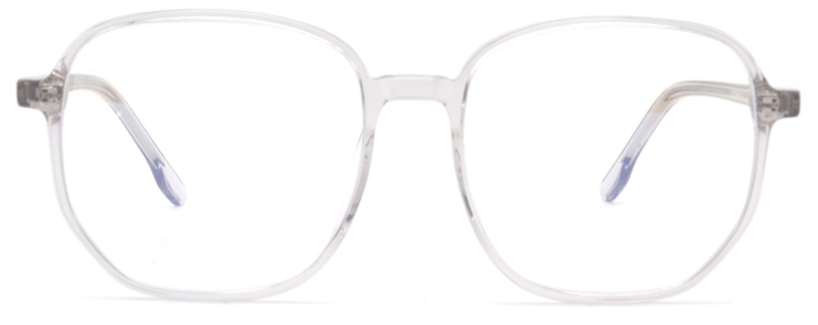 Light Oversized Acetate Women's Eyeglass Frame Unisex Model from Noble Eyewear - EC20117